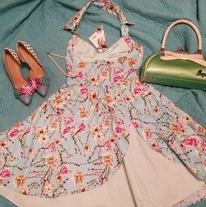 Super cute pinup style swing dress